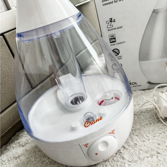 Crane Drop Ultrasonic Cool Mist Humidifier - 1 Gallon - Picture 2 of 6
